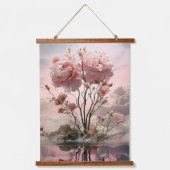 Surrealist bloemenkunst - Dreamscapes Hangend Wandkleed (Voorkant)