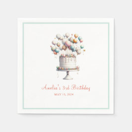 Surrealist, Schattigee ballonnen en verjaardagstaa Servet