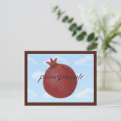 Surrealiste Pomegranate Briefkaart (Staand voorkant)