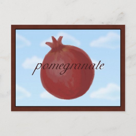 Surrealiste Pomegranate Briefkaart (Voorkant)