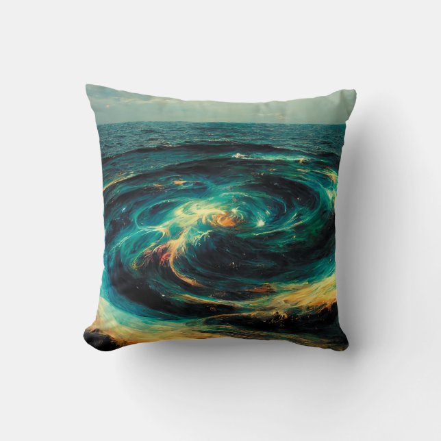 Surrealistic Art | A Galaxy Of Ocean Kussen (Voorkant)