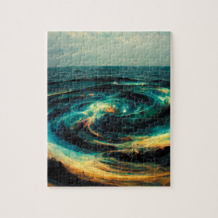 Surrealistic Art   A Galaxy Of Ocean Legpuzzel