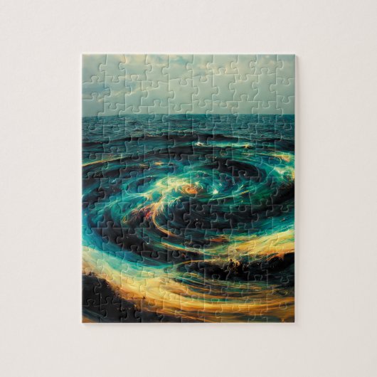 Surrealistic Art | A Galaxy Of Ocean Legpuzzel (Verticaal)