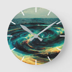 Surrealistic Art A Galaxy Of Ocean Ronde Klok