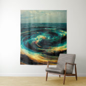 Surrealistic Art | A Galaxy Of Ocean Wandkleed (In situ)