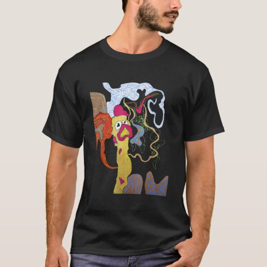 Surrealistic Artwork Contemporary Art Graphic Crea T-shirt (Voorkant)