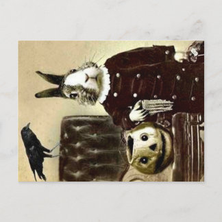 Surrealistic Vintage Halloween Briefkaart