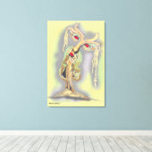 Surrealistisch Afbeelding Canvas Afdruk (Insitu (Houten vloer))