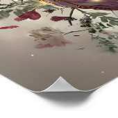 Surrealistisch bloemenhart poster (Hoek)