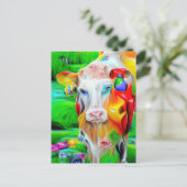 Surrealistisch Boerderij Art Briefkaart (Staand voorkant)