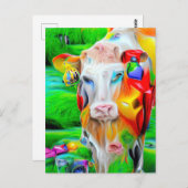 Surrealistisch Boerderij Art Briefkaart (Voorkant / Achterkant)