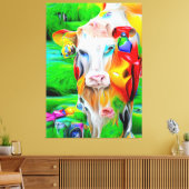 Surrealistisch Boerderij Art Canvas Afdruk (Insitu (Woonkamer))