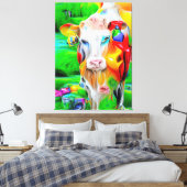 Surrealistisch Boerderij Art Canvas Afdruk (Insitu (Slaapkamer))