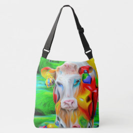 Surrealistisch Boerderij Art Crossbody Tas
