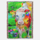 Surrealistisch Boerderij Art Deken (Voorkant Verticaal)