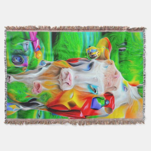 Surrealistisch Boerderij Art Deken (Voorkant)