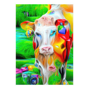 Surrealistisch Boerderij Art Foto Afdruk