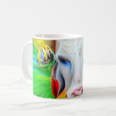 Surrealistisch Boerderij Art Koffiemok (Voorkant links)