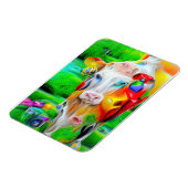 Surrealistisch Boerderij Art Magneet (Linkerzijde)