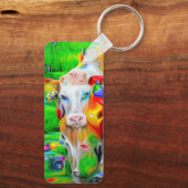 Surrealistisch Boerderij Art Sleutelhanger (Achterkant)