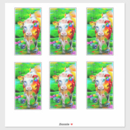 Surrealistisch Boerderij Art Sticker