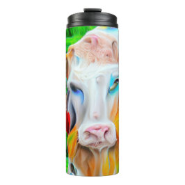 Surrealistisch Boerderij Art Thermosbeker