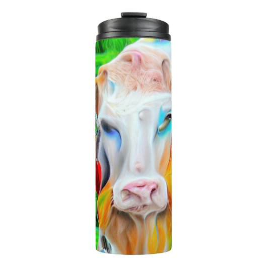 Surrealistisch Boerderij Art Thermosbeker (Voorkant)