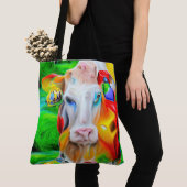 Surrealistisch Boerderij Art Tote Bag (Dichtbij)