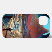 Surrealistisch doolhof landschap Case-Mate iPhone case (Achterkant (horizontaal))