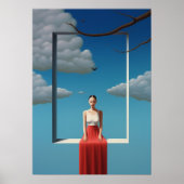 Surrealistisch Dreamscape Poster van Rafal Olbinsk (Voorkant)