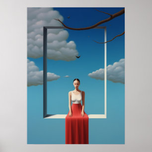 Surrealistisch Dreamscape Poster van Rafal Olbinsk