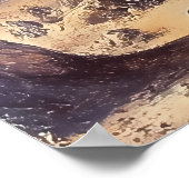 Surrealistisch drijvend land met wenteltrap poster (Hoek)