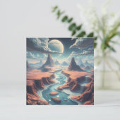 Surrealistisch etherisch landschap | magische were (Staand voorkant)