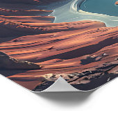 Surrealistisch etherisch landschap | magische were poster (Hoek)