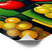 Surrealistisch fruit 36 perfect poster (Hoek)