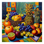 Surrealistisch fruit 9 perfect poster (Voorkant)