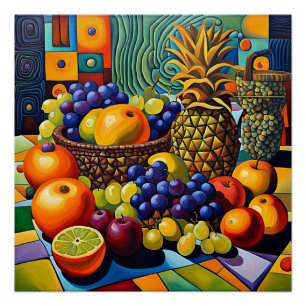 Surrealistisch fruit 9 perfect poster