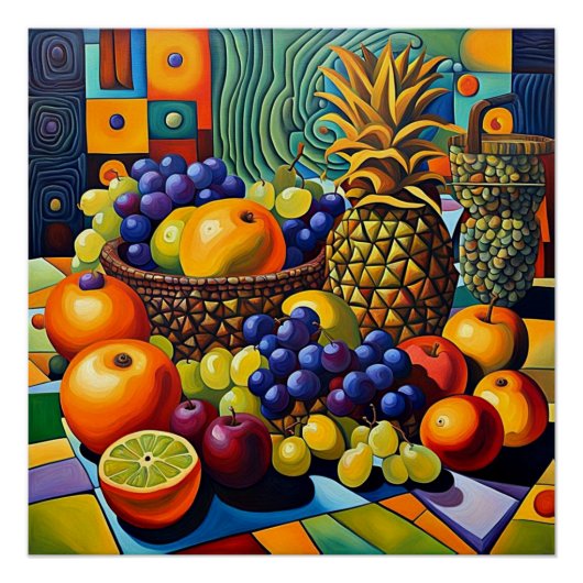 Surrealistisch fruit 9 perfect poster (Voorkant)