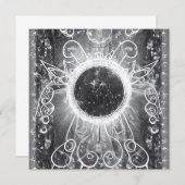 SURREALISTISCH GESCHILDERD KOSMISCH VENSTER KAART (Voorkant / Achterkant)