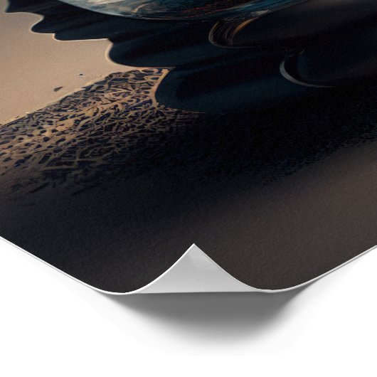 Surrealistisch glas #1 poster (Hoek)