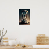 Surrealistisch glas #1 poster (Keuken)