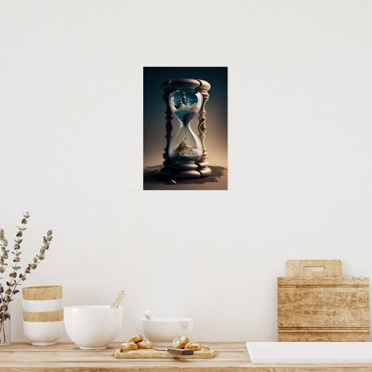 Surrealistisch glas #1 poster (Keuken)