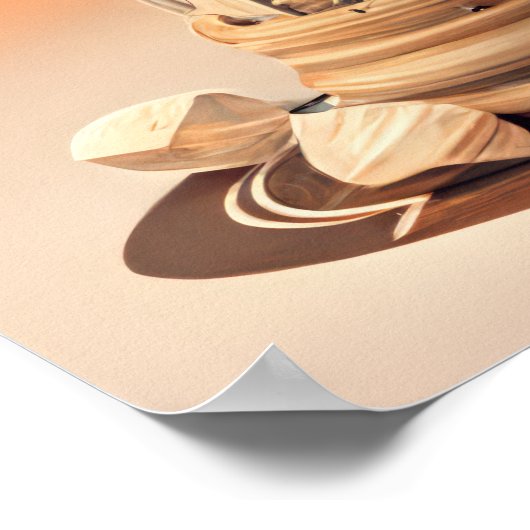 Surrealistisch glas #3 poster (Hoek)