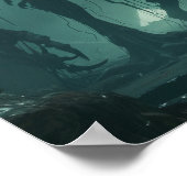 Surrealistisch Grotesk Monster Poster (Hoek)