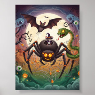 Surrealistisch Halloween Poster