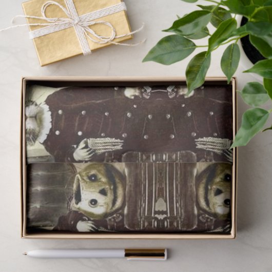 Surrealistisch  Halloween-weefselpapier Tissuepapier (Geschenk)