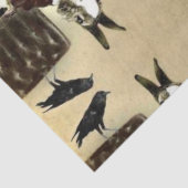 Surrealistisch  Halloween-weefselpapier Tissuepapier (Detail)