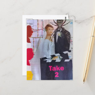 Surrealistisch Huwelijk Briefkaart