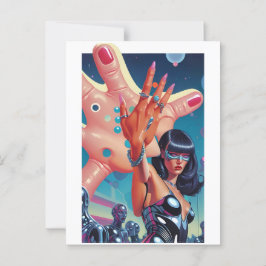 Surrealistisch huwelijksaanzoek briefkaart