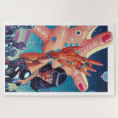 Surrealistisch huwelijksaanzoek legpuzzel (Horizontaal)